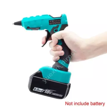 60 Вт беспроводной пистолет для горячего клея для Makita 18 В батарея использовать 7 мм Клей карандаши для искусств и DIY Электрический инструмент для теплового ремонта