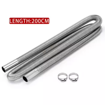 60см 100см 120см 150см 200см 250см 300см Воздушный дизельный стояночный обогреватель Нержавеющая сталь Выхлопная труба Трубка Газовый вентиляционный шланг Автомобиль Грузовик Фургон