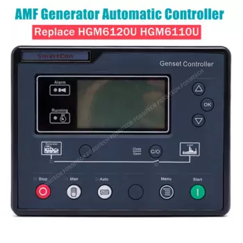 6110U 6120U дизельный двигатель AMF Генератор Автоматическая панель управления генераторная панель контроль генератора ЖК-дисплей Замена HGM6120U HGM6110U