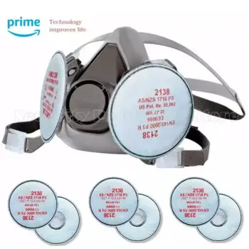 Респиратор 3M 6200 с фильтрами 2135/2138