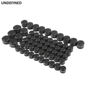 62 шт. чехлы для болтов двигателя мотоцикла, крышка с винтами, алюминиевая крышка для Harley Touring Road King Street Glide 2017-2022 Softail 2018-22