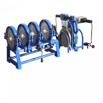 63-200 Ручной аппарат для стыковой сварки тягой, сварочный аппарат для сварки полиэтилена, прецизионный аппарат для горячего плавления PE, сварочный аппарат для стыковой сварки 220 В/110