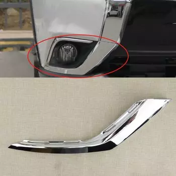 6407A144 Хромированная передняя правая нижняя хромированная накладка на бампер автомобиля из АБС-пластика, подходит для Mitsubishi Outlander 2016 2017 2018 2019