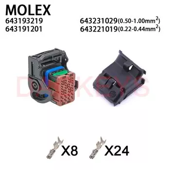 64319-3211 64319-3216 64319-1201 Molex 32-контактный автомобильный разъем ЭБУ CMC