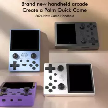 64G Ретро портативная игровая консоль с открытым исходным кодом 3,5 дюймов 3D игровая консоль подарки IPS видео детский экран Ретро X4U6