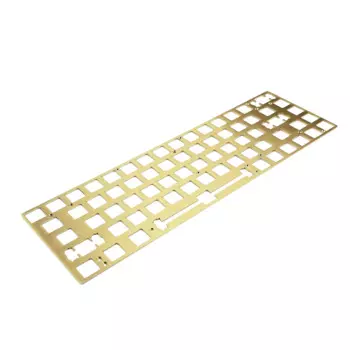 65% 68 GK68 пластина | ЧПУ латунная отделочная пластина щетки | Замена GK68X GK68XS алюминиевый чехол пластиковый чехол механическая клавиатура беспроводная DIY