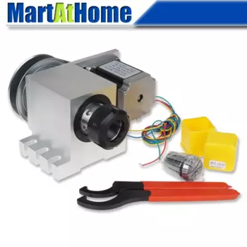 65 мм ЧПУ гравировальный станок 4-я ось вращения оси CNC делительная головка с ER32 цанга Для 3040/4060/6090 мини ЧПУ маршрутизатор @ SD