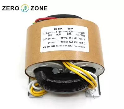 65 ВА (0-115-230 В) 65 Вт двойной 15 в трансформатор питания/трансформатор R-типа