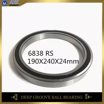 6838 2RS 190x240x24 мм метрические тонкие подшипники 6838 RS