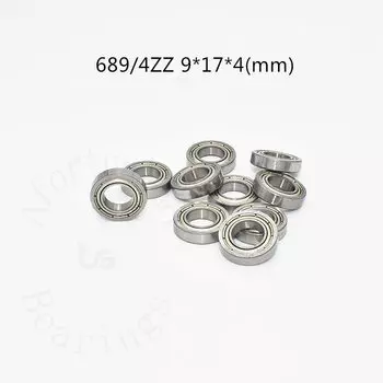 689-4ZZ Подшипники 689zz 10 шт. 9*17*4 (мм) хромированная сталь Металлические герметичные высокоскоростные детали механического оборудования