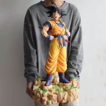 68 см фигурка Dragon Ball Son Goku, экшн-фигурки Super Saiyan SSJ3 Goku, аниме, статуя из ПВХ, модель, коллекция игрушек, подарки на день рождения
