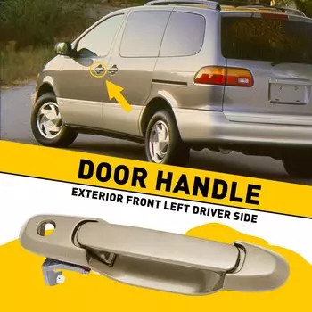 69230-08020 RR/RL 69220-08010 FL/FR наружная дверная ручка Передняя дверная ручка Золотая для Toyota Sienna 1998-2002