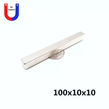 6/10/30 шт. 100x10x10 магнит кубовидный квадратный 100*10*10 магнит сильный 100x10x10 мм неодимовый магнит редкоземельный постоянный NdFeB мощность