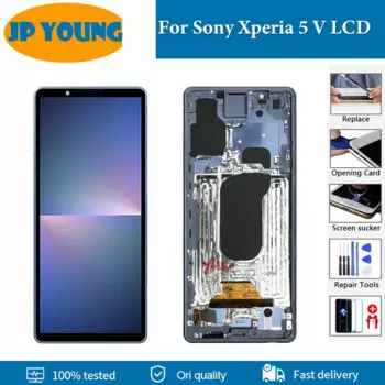 6,1 "оригинальный OLED-дисплей для Sony Xperia 5 В, ЖК-дисплей с цифровым преобразователем сенсорного экрана в сборе для Sony X5 v XQ-DE54, запасные части для ЖК-дисплея