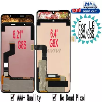 6,21 "G8S ЖК-дисплей для LG G8X ThinQ ЖК-дисплей Дисплей кодирующий преобразователь сенсорного экрана в сборе запасные части для LG 6,4" G8X
