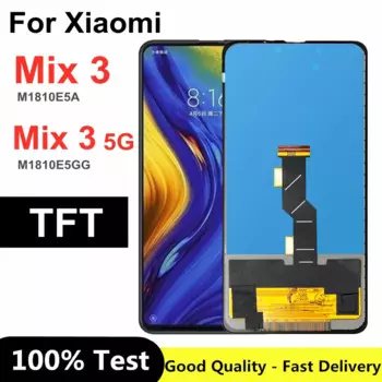6,39 "TFT mix3 ЖК-дисплей для Xiaomi Mi Mix 3 ЖК-дисплей с сенсорным экраном дигитайзер в сборе для Xiaomi Mi Mix3 ЖК-дисплей Mi mix 3 5G ЖК-дисплей