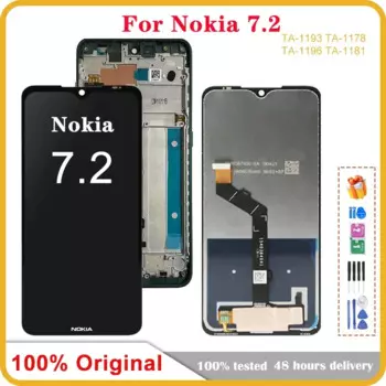 6,3 "Оригинальный ЖК-дисплей для Nokia 1196 TA-, ЖК-дисплей с сенсорным экраном и дигитайзером в сборе, замена для ЖК-экранов Nokia
