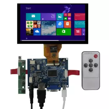 6,5 дюймовый ЖК-экран VGA HDMI Плата управления драйвера дигитайзер сенсорный экран компьютер Raspberry Pi вторичный экран монитор