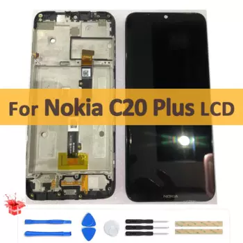 6,5 "Оригинальный ЖК-дисплей для Nokia C20 Plus, ЖК-дисплей TA-1380 TA-1388, сенсорный экран с дигитайзером в сборе с рамкой для Nokia C20Plus