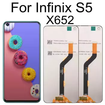 6,6 "ЖК-дисплей для Infinix S5 X652, ЖК-дисплей для замены