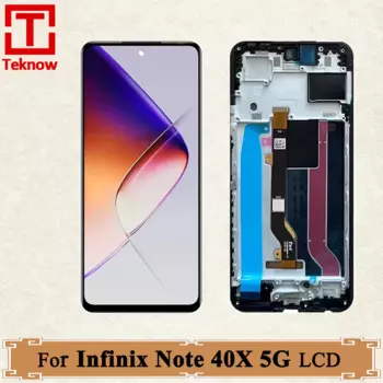 6,78 ''IPS ЖК-дисплей для Infinix Note 40X 5G ЖК-дисплей с дигитайзером в сборе, сенсорный экран для замены для Infinix Note 40X 5G X6838 дисплей