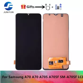 6,7 ''для Samsung Galaxy A70 дисплей A70 A705 A705F SM-A705F ЖК-дисплей + сенсорный экран дигитайзер в сборе Бесплатная доставка