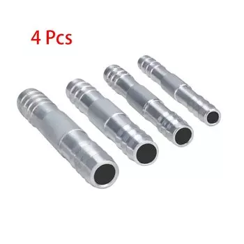 # 6 # 8 # 10 # 12, прямой вставной фитинг, алюминиевый с газовым соплом, фитинг для шланга хладагента кондиционера, 3/8 1/2 5/8 3/4