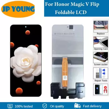 6,8-дюймовый складной ЖК-дисплей AMOLED для Honor Magic V, откидной ЖК-дисплей LRA-AN00, складной экран, дигитайзер в сборе, запасные части