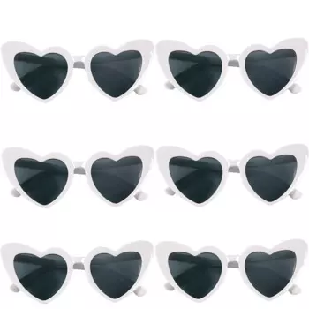 Солнцезащитные очки в форме сердца 6/8 пар