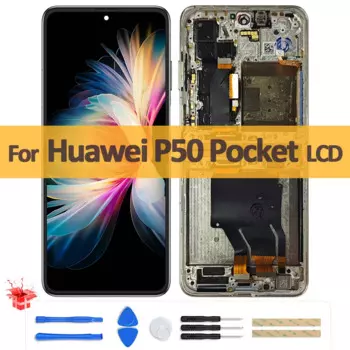 6,9 "оригинальный OLED-дисплей для Huawei P50, карманный ЖК-дисплей, складной экран и дигитайзер в сборе для Huawei BAL-AL00 BAL-L49, складной ЖК-дисплей