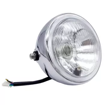 6 дюймов 35 Вт 12 В универсальный ретро металлический противотуманный фонарь мотоциклетная фара с боковым креплением круглый моторный фонарь для держателя для Halley/Suzuki