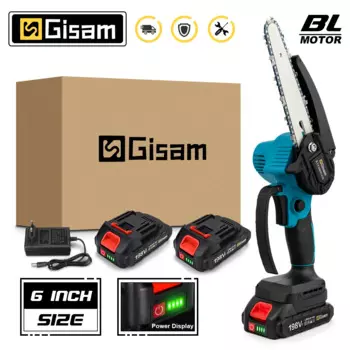Gisam Бесщеточная электропила 6 дюймов для аккумулятора Makita 18 В