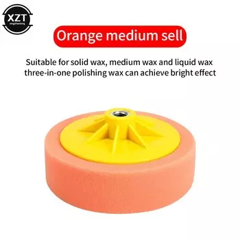 6-дюймовая полировальная губка для восстановления грубой, средней и тонкой шлифовки, полировальный диск, губка для ремонта автомобильного зеркала, диск M14