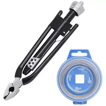 6 дюймовые плоскогубцы для безопасности самолета K50, набор инструментов для скручивания проводов/рулон 7,5 м, 0,7 мм, провод для блокировки безопасности из нержавеющей стали