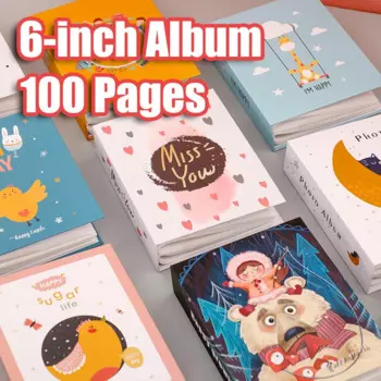 Фотоальбом пластиковый 6 дюймов 100 листов