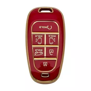 6 кнопок ТПУ автомобильный умный ключ ранняя Крышка для Hyundai Tucson Solaris Sonata Hybrid NEXO NX4 Santafe Dn8 2020 - 2023 аксессуары