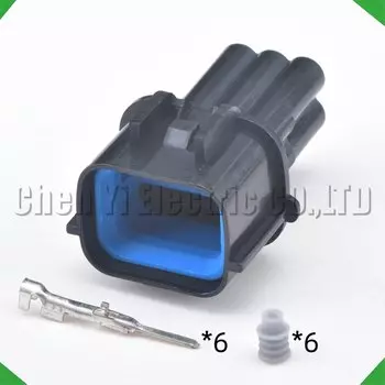 6-контактные автомобильные разъемы, клапан холостого хода дроссельной заслонки, вилка жгута проводов PB535-06027 PB521-06020 для Mazda MitsubisIdle PAJERO