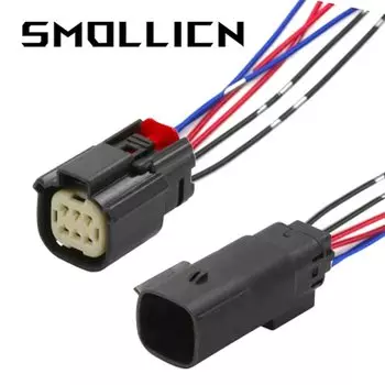 6-контактный 33472-0606 33482-0601 автомобильный водонепроницаемый разъем, бампер, противотуманная фара, вилка для Chevrolet Cadillac Ford Buick