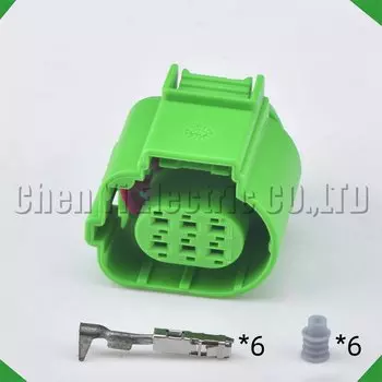 6-контактный автомобильный водонепроницаемый разъем, заглушка заднего фонаря, 4H 0973713 C Для VW Audi A4L B8 B9 A5 4H0 973 713 C