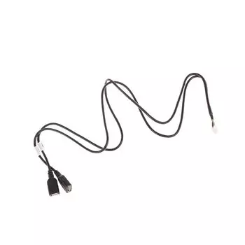 6-контактный двойной USB-интерфейсный кабель-адаптер для Android-радио навигации, мультимедийный автомобильный плеер, жгут проводов, разъем