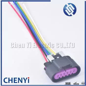 6-контактный переходник с внутренней положения дроссельной заслонки Сенсор разъем педаль акселератора Сенсор штекер задний светильник провода жгута проводов для Chevrolet Buick