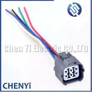 6-контактный разъем автомобильного датчика кислорода, оконный регулятор, жгут проводов двигателя, вилка 6189-0133 6918-0330 6181-0074 для Honda Acura Subaru