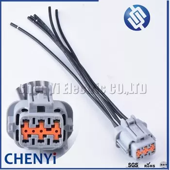 6-контактный разъем автомобильной фары, водонепроницаемый разъем 6185-1175 для датчика Nissan Teana Sentra Exalta (N16) IACV