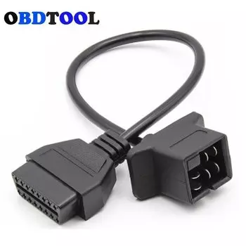 6-контактный разъем OBD для Chrysler 6-контактный OBD2 16-контактный кабель Автомобильный сканер Диагностический адаптер ELM327 считыватель кодов расширенная линия передачи