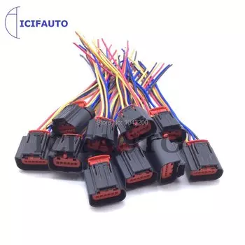 6-контактный разъем педали акселератора TPS, датчик дроссельной заслонки, штекер жгута дроссельной заслонки для Ford GM 14381535 / 1 438 1535