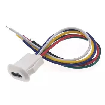 6-контактный разъем USB типа C, гнездовой разъем типа C с пряжкой для карт, 5 А, высокоточный разъем для быстрой зарядки, порт для передачи данных, разъем для зарядного устройства USB-C