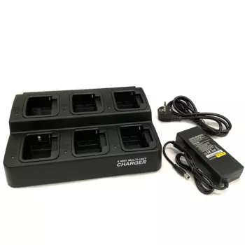 6-полосное зарядное устройство для рации Yaesu Vertex VX231 VX261 VX264 VX351 VX354 VX451