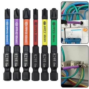 Набор отверток DAZZLEEX магнитные крестовые 65 мм 6 шт