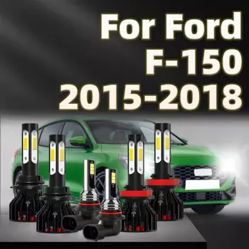 6 шт., автомобильные лампы 130 Вт, 9005 K, 9140 K, 6000