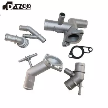 6 шт. автомобильный алюминиевый комплект обновления фланца охлаждающей жидкости для VW Golf MK4 для Jetta GTI 1.8T 2000-2005 для Audi TT 2000-2002 06A 121133 J